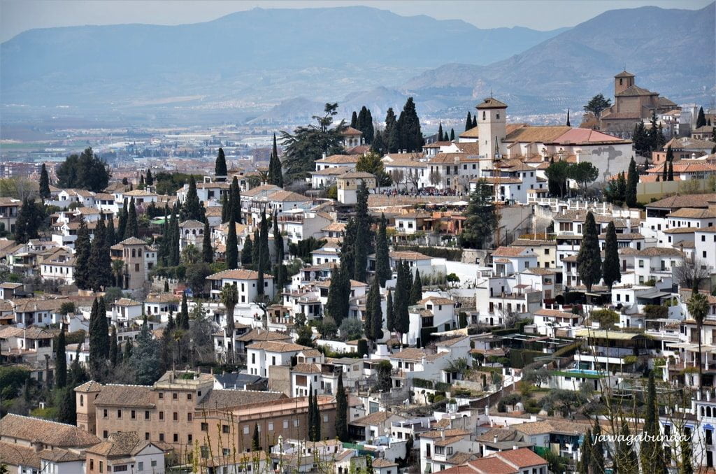 Granada miasto widziane z góry