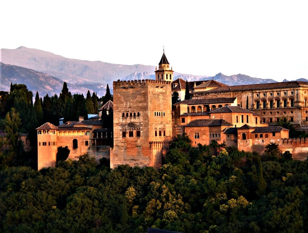 Alhambra zamek w Hiszpani