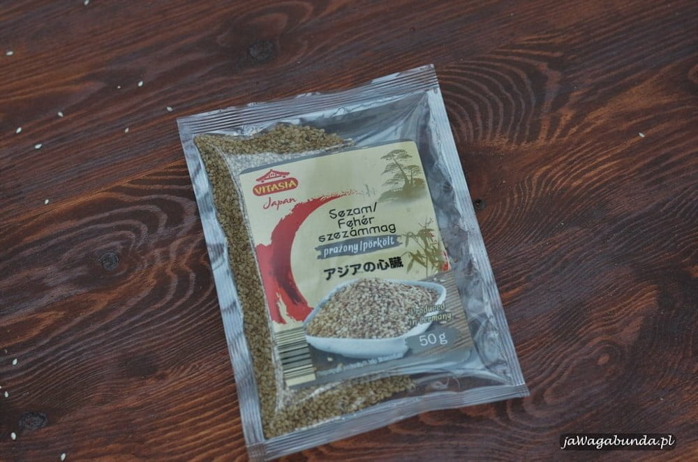 Sezam palony w torebce foliowej