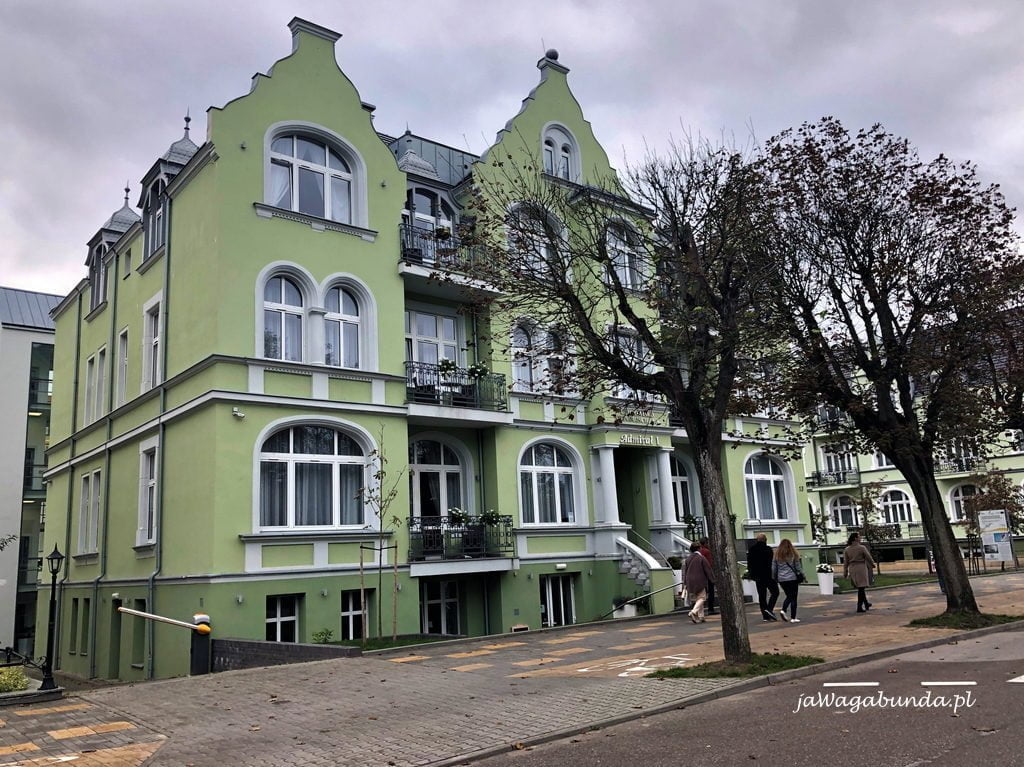 Świnoujście wille przy promenadzie