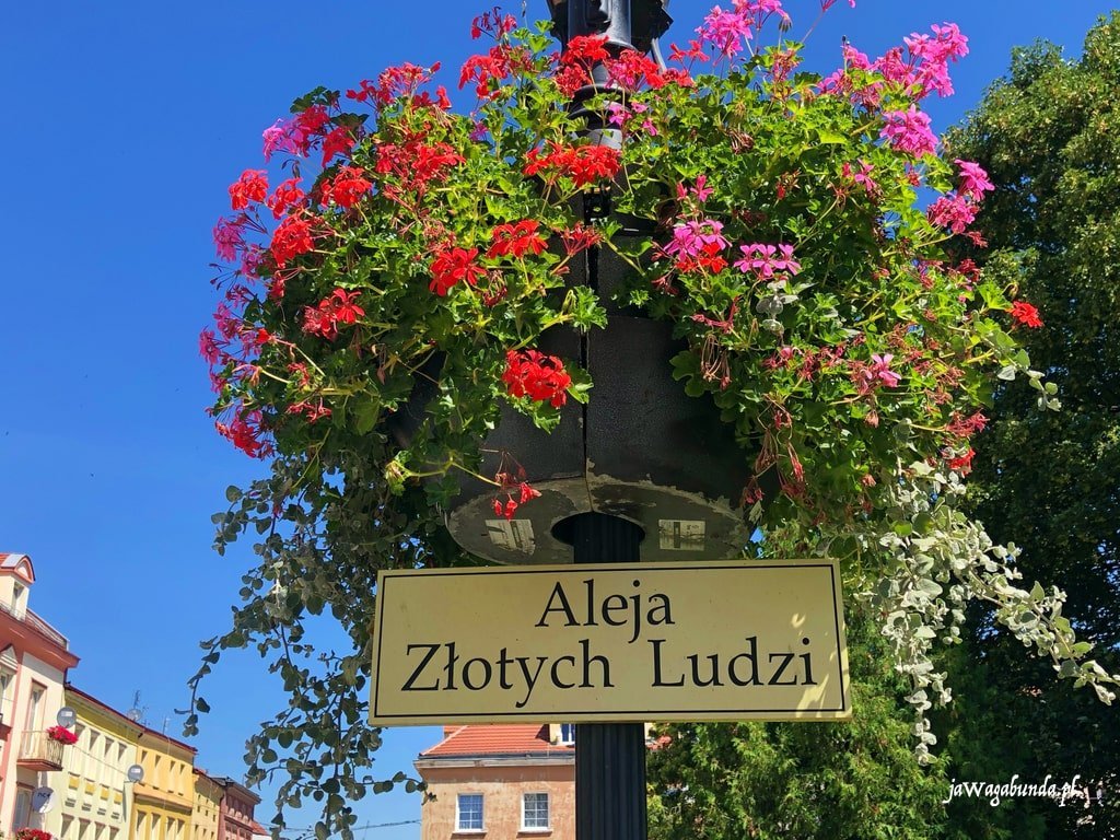 aleja złotych ludzi w Złotoryi