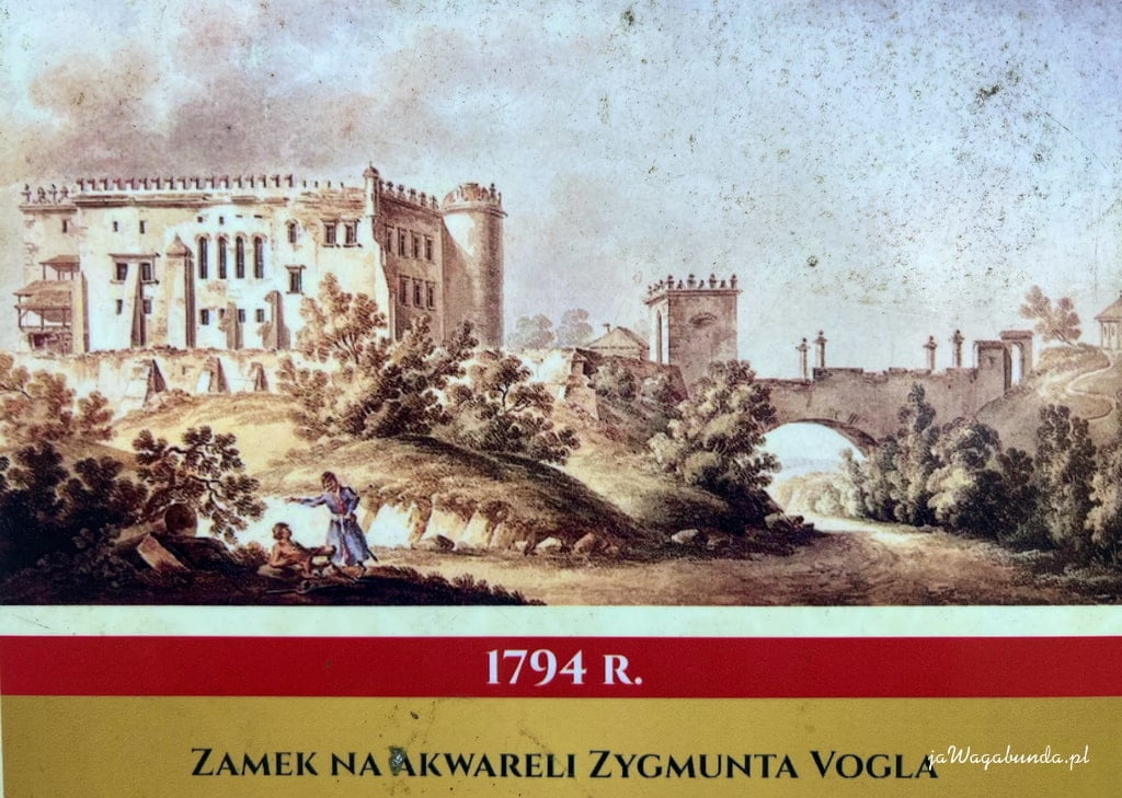 Fotografia zamku z XVIII wieku