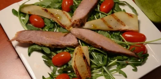 gęś pieczona w kawałkach przepis